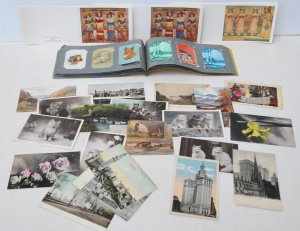 Lot 246 - Lot of Vintage Ephemera incl Postcards, Swap cards, Cards etc