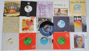 Lot 260 - Group Lot Mixed Vintage 45 RPM Singles - incl David Bowie ' Absolute B