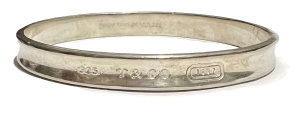 Lot 274 - Tiffany & Co 1837 silver Bangle, no 274976629143