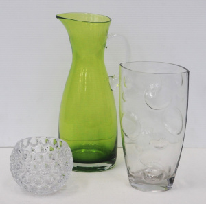 Lot 306 - Group lot - Vintage Modernist Glass - Fitz & Floyd Optic Candle ho