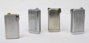 Lot 324 - 4 x Vintage French Flaminare Cigarette Lighters - 3x Large, 1x Small -