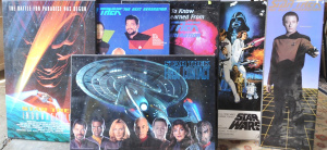 6 x Sci Fi Posters incl Star Trek, Star Wars, Star Trek Next Generation