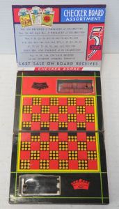 1930s Checker Board Assortment Cigarette Special Punch Board