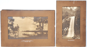 Photographer Unknown 2 x mounted c1910 Photographs of Tasmania - 'Forth River Fa