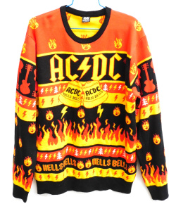 Lot 14 - ACDC Colourful Hells Bells Jumper - Large size