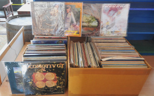 Lot 40 - Large Lot of 3 x Boxes of Vintage Vinyl LP Records incl Classical, Comp