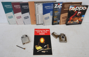 Lot 57 - Small Lot of ZIPPO Items incl ZiIPPO Lighter w Freemasons Logo, Zippo I