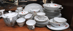 Lot 101 - Box lot Vintage RC brand Japanese China Part Dinner set in Japonica pa