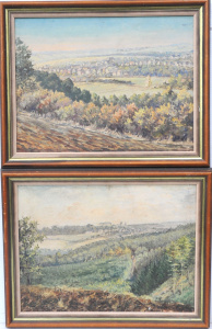 Lot 174 - J Neuhoff (German, Active c1930 40s) Pair framed Oil Paintings - Europ