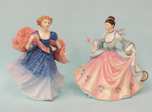 Lot 186 - 2 x Royal Doulton Figurines inc Rebecca HN2805 20cm H Issued 1980 by P