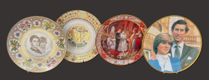 Lot 203 - 8 x Spode & Doulton commem plates mainly Royalty incl 3 x Chas &am