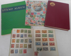 Lot 258 - Group Stamp Albums containing Australian, NZ, German, Chinese, etc