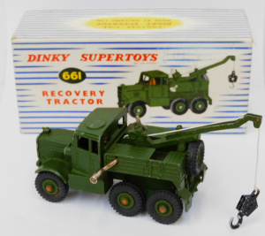 Lot 270 - 1950s Boxed Dinky Supertoys 661 Recovery Tractor