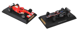 Lot 272 - 2 x Scalextric F1 Slot Car Racers - Jos Verstappen's Minardi & Mic