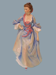 Lot 275 - Royal Doulton Figurine Mrs Hugh Bonfoy HN3319 23cm H - Issued 1992 by