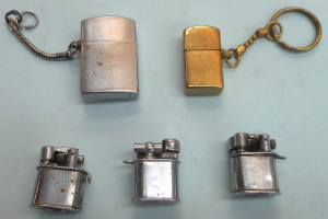 Lot 291 - Group Miniature Cigarette Lighters, incl Pygmy, Perky, etc