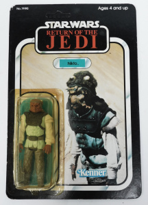 Lot 297 - Vintage Kenner Mint Carded Star Wars Action figure - Nikto - Return of