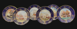 Lot 306 - Set 6 x Spode The Maritime England Collection plates - LEdit 2000 - bo