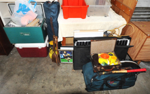 Group Lot of Mixed Items incl Camping Equipment, Sports Equipment, Solar Panel,