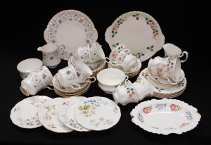 2 x English China Afternoon Tea sets for 6 plus inc Royal Stafford Enchanting Ma