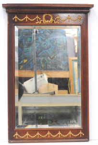 Vintage Adams Style Decorative Wall Mirror - Approx 90cm H x 52cm W