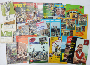 Approx 27 x Australian Football Finals Records -1966 - 1977 inc, Preliminary, Se