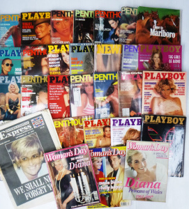 Box lot - Vintage Playboy & Penthouse Magazines