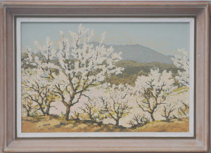 Will Eager (1909 - ) Framed Colour Serigraph - Spring, Mount Dandenong - Signed