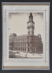 William H Cooper mounted c1890 Albumen Photograph - The General Post Office - al