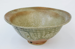 Peter Rushforth (1920 - 2015) Australian Studio Pottery Bowl - Celedon Ash glaze