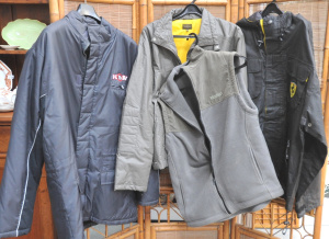 4 x Modern Racing Style Jackets incl Ferrari, HQSV, Calvin Klein etc