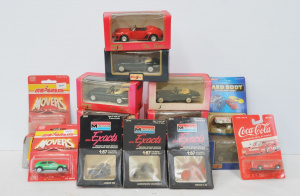 Lot of Original Boxed Vintage Diecast Scale Model Cars incl 3 x Monogram MiniExa