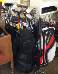 Large Group Lot Vintage & Modern Golf Clubs - incl Sets w Graphite Shafts, W