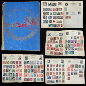 Vintage Stamp Album & Contents - Australian & International pre 1960s -