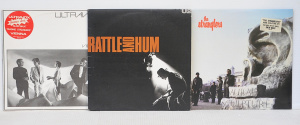 Lot 182 - 3 x vintage Vinyl LP Records - U2 'Rattle & Hum' (Dble Lp Gatefold