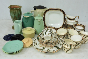 Lot 56 - Box of vintage China & Ceramics inc 2 x Part Tea Sets inc Aynsley w