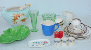 Lot 120 - Mixed Group Ceramics & Glass inc Poole Pottery, Depressions Glass