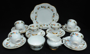 Royal Tara Ireland China Afternoon Tea Set for 6 - Glendalough pattern - Trios,