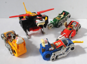 Vintage c1984 Voltron Defender of the Universe Kids Toys set - 5 x separate Lion