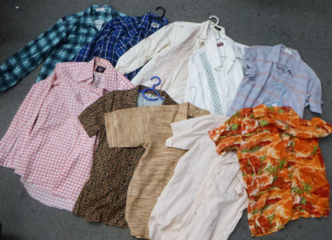 Lot 28 - Large group lot - Vintage Mens Shirts - Long & Short sleeved - Dres