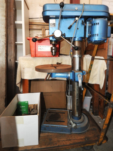 Lot 40 - Large Jacob Drilling Machine - with extra box of drill bits