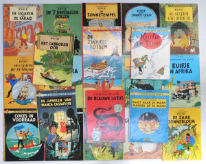 Lot 100 - 20 x Vintage - De avonturen Van KuifjeThe Adventure of Tintin - Dutch