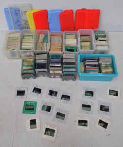 Lot 110 - Box of Vintage Photography Slides incl Buildings, Aviation, Landscapes