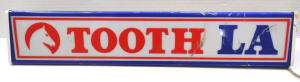 Lot 2 - Vintage 'Tooth LA' Light Up Sign - approx 93cm L, AF