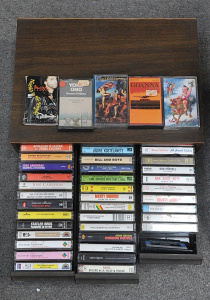 Lot 19 - Lot of Vintage Cassettes & Cassette Tray incl Prince, Stone Temple