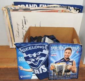 Lot 20 - Lot of Modern Geelong Football Club Ephemera & Merchandise incl Lar