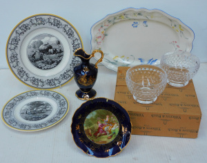 Lot 210 - Group lot of Ceramics & Glass inc Villeroy & Boch Audun Ferme