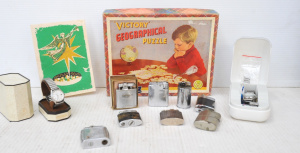 Lot 248 - Group Lot Mixed Vintage Items - incl Ladies Watches, Cigarette Lighter