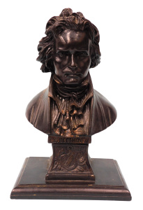 Lot 269 - Vintage Style, Composite Bust of Ludwig Van Beethoven