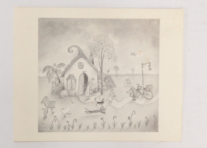 Lot 46 - Vintage Signed Greeting Card Mr Curly Comes Home by Michael Leunig 197